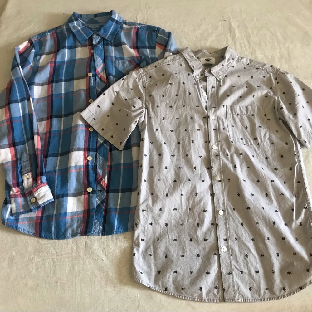 Boys button up shirts